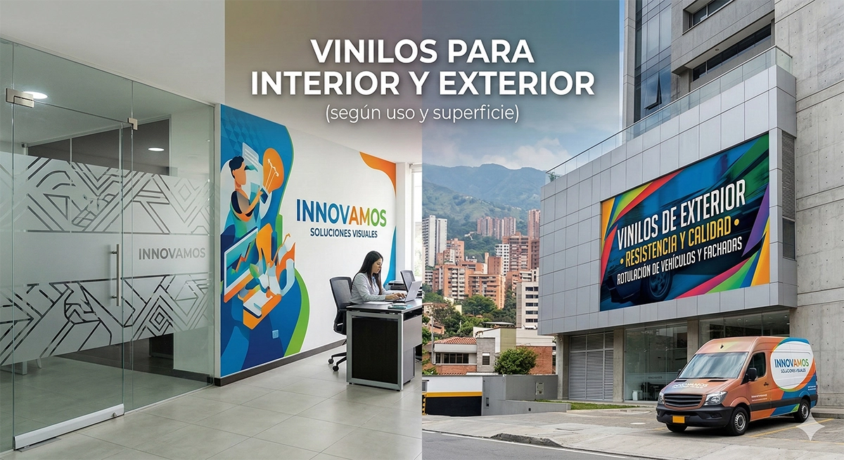 Vinilos para interior y exterior